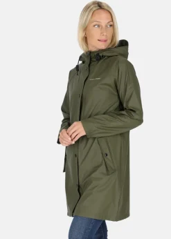 Best Swedemount Koster Long Coat W Dk Olive