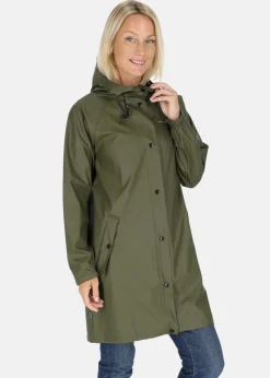 Best Swedemount Koster Long Coat W Dk Olive