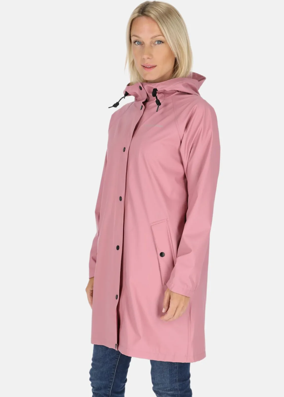 Outlet Swedemount Koster Long Coat W Dusty Rose