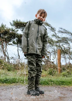 New Swedemount Koster Rain Set JR Olive/Olive