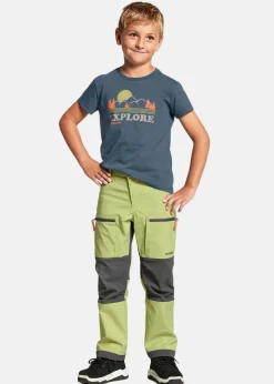 Outlet Didriksons KOTTEN KIDS PANTS 2 Fern Green