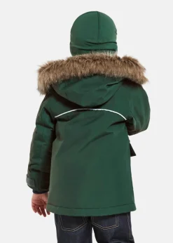 New Didriksons KURE KIDS PARKA 5 Evening Green