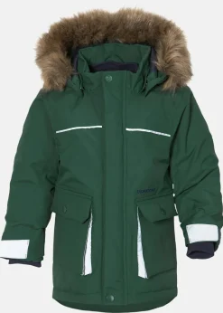 New Didriksons KURE KIDS PARKA 5 Evening Green