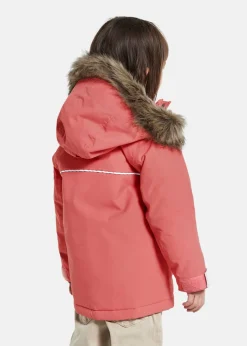 Didriksons KURE KIDS PARKA 5 Peach Rose