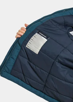 Discount Didriksons KURE KIDS PARKA 5 Dive Blue