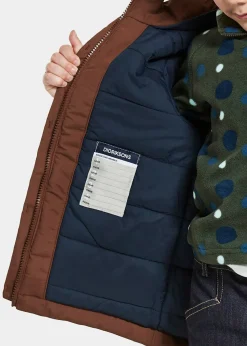 Sale Didriksons KURE KIDS PARKA 5 Earth Brown