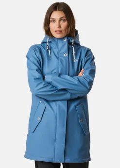 Outlet Swedemount Lammö Coat W Dusty Denim Blue