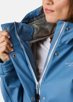 Outlet Swedemount Lammö Coat W Dusty Denim Blue