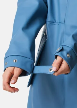 Outlet Swedemount Lammö Coat W Dusty Denim Blue