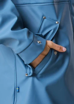 Outlet Swedemount Lammö Coat W Dusty Denim Blue