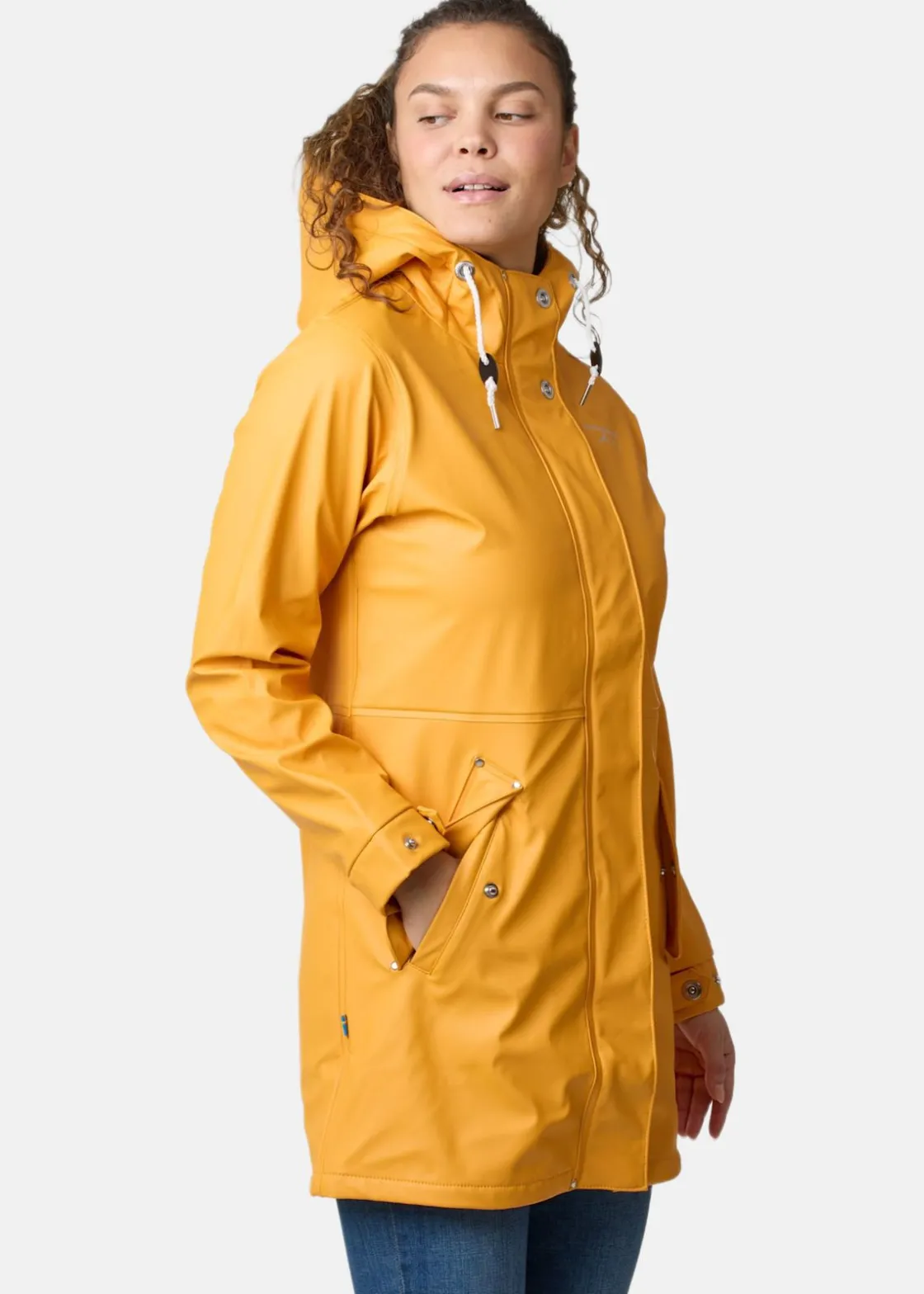 Sale Swedemount Lammö Coat W Mustard Yellow