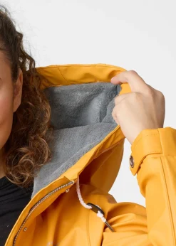 Sale Swedemount Lammö Coat W Mustard Yellow