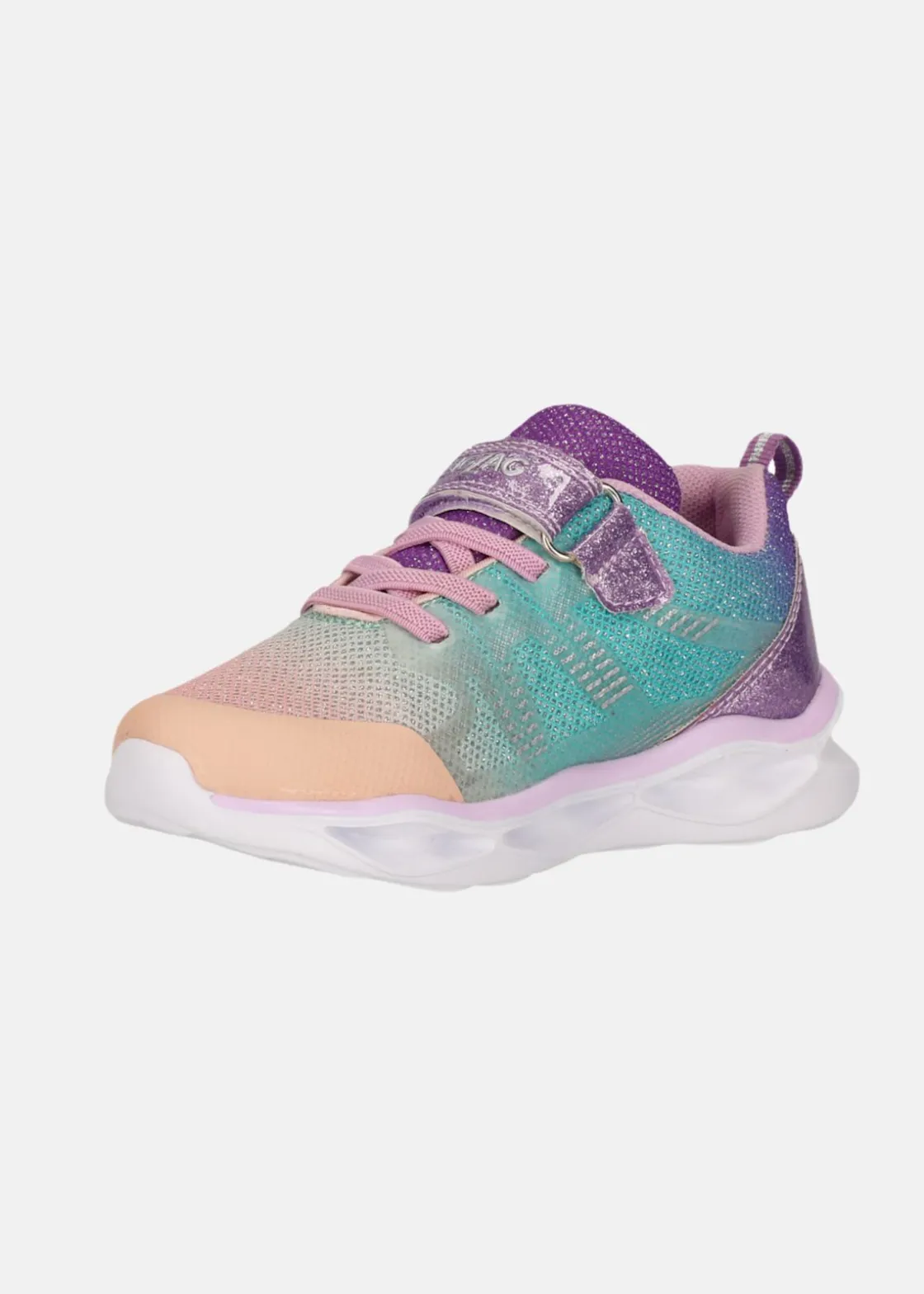 Zigzag Lampaya Kids Shoes W/Lights Lavender