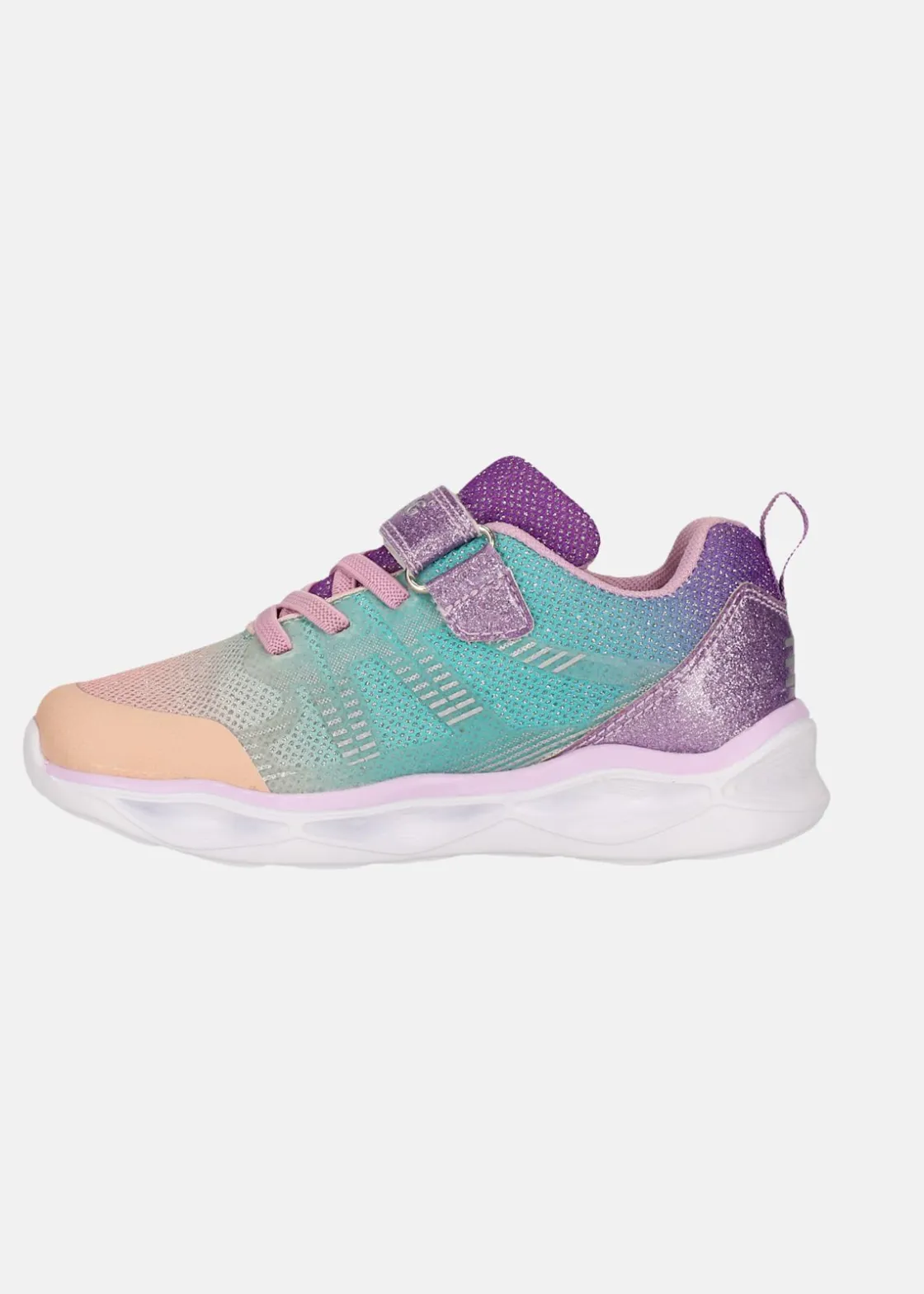 Zigzag Lampaya Kids Shoes W/Lights Lavender