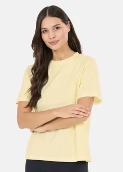 Hot Athlecia Lexy W Basic Tee Transparent Yellow
