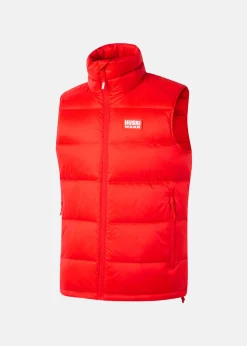 Discount Huski Wear Light Down Vest Huski Red