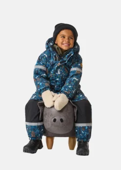 Outlet Swedemount Lillehammer Winter Overall JR Navy AoP