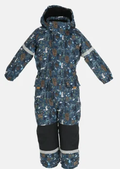 Outlet Swedemount Lillehammer Winter Overall JR Navy AoP