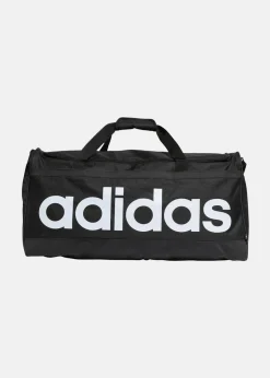 New Adidas LINEAR DUFFEL L BLACK/WHITE