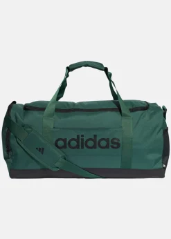 New Adidas LINEAR DUFFEL M CGREEN/BLACK