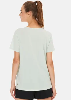 Discount Athlecia Lizzy W Slub S/S Tee Green Lily