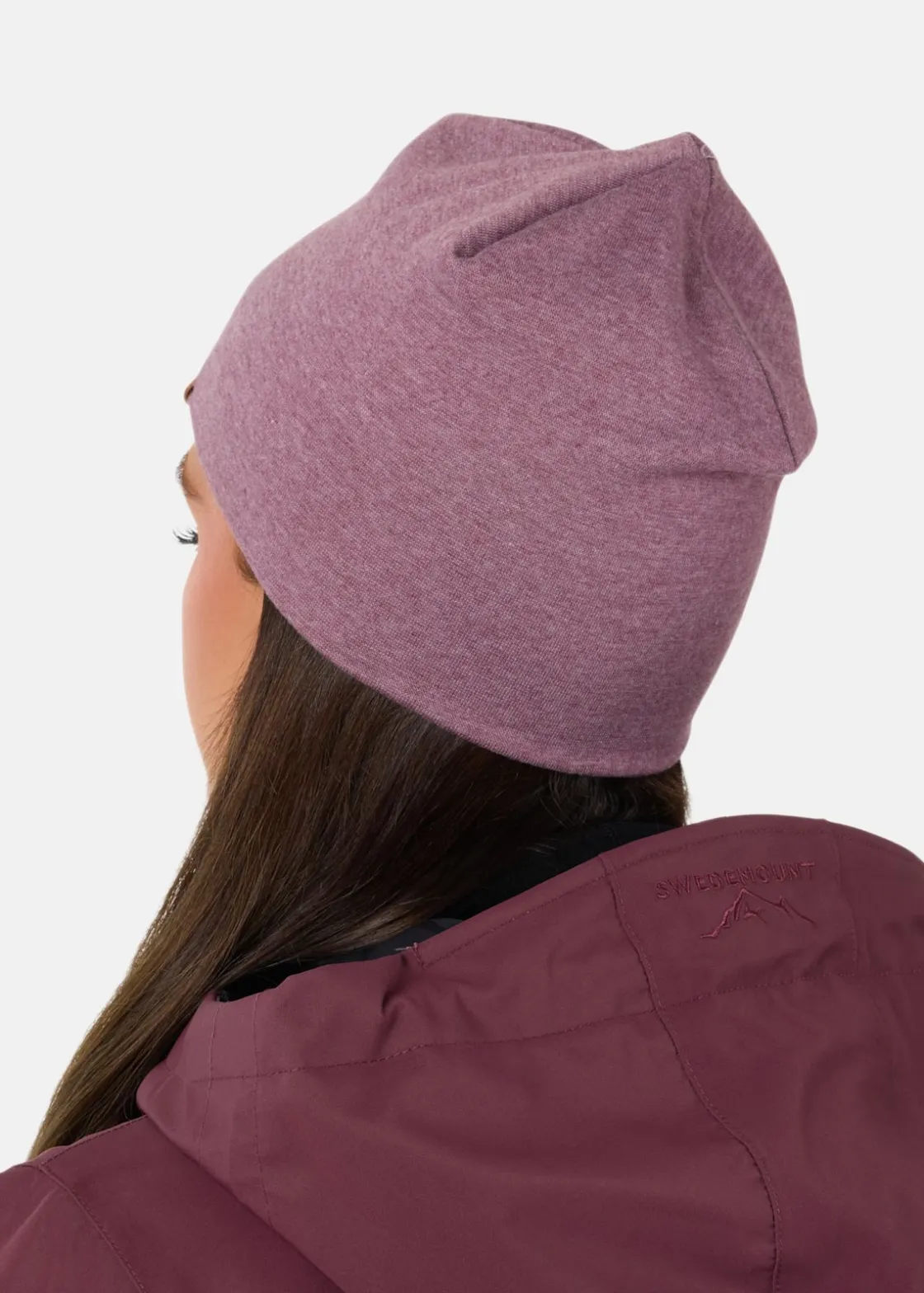 Clearance Swedemount Lofoten Beanie Dk. Mauve Melange