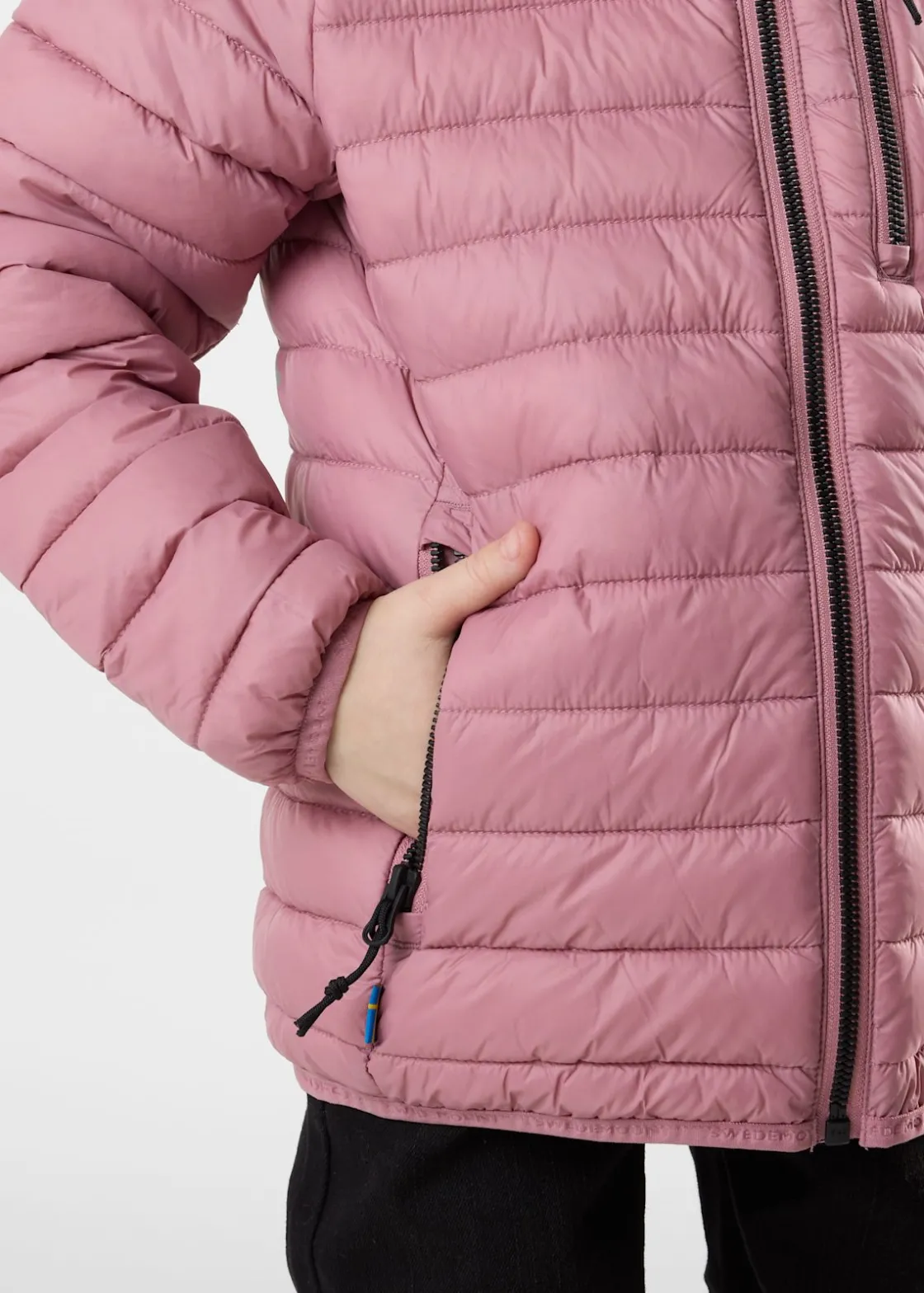 Clearance Swedemount Lofoten Hood Jacket JR Lt. Pink