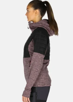 Sale Swedemount Lofoten Hybrid Jacket W Dusty Pink Melange/Black