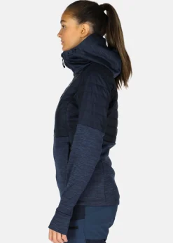 Hot Swedemount Lofoten Hybrid Jacket W Dk. Navy Melange/ Navy