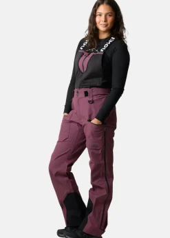 Best Swedemount Lofoten 3L Shell Bib Pants W Dk. Mauve