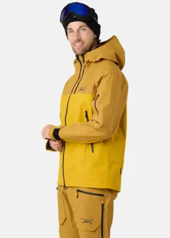Outlet Swedemount Lofoten 3L Shell Jacket II Dk. Mustard Yellow/Mustard Yellow