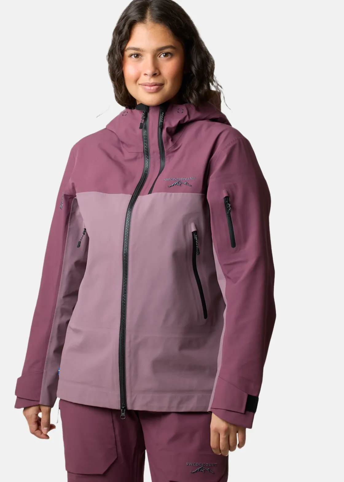 Sale Swedemount Lofoten 3L Shell Jacket W Dk. Mauve/Pale Mauve