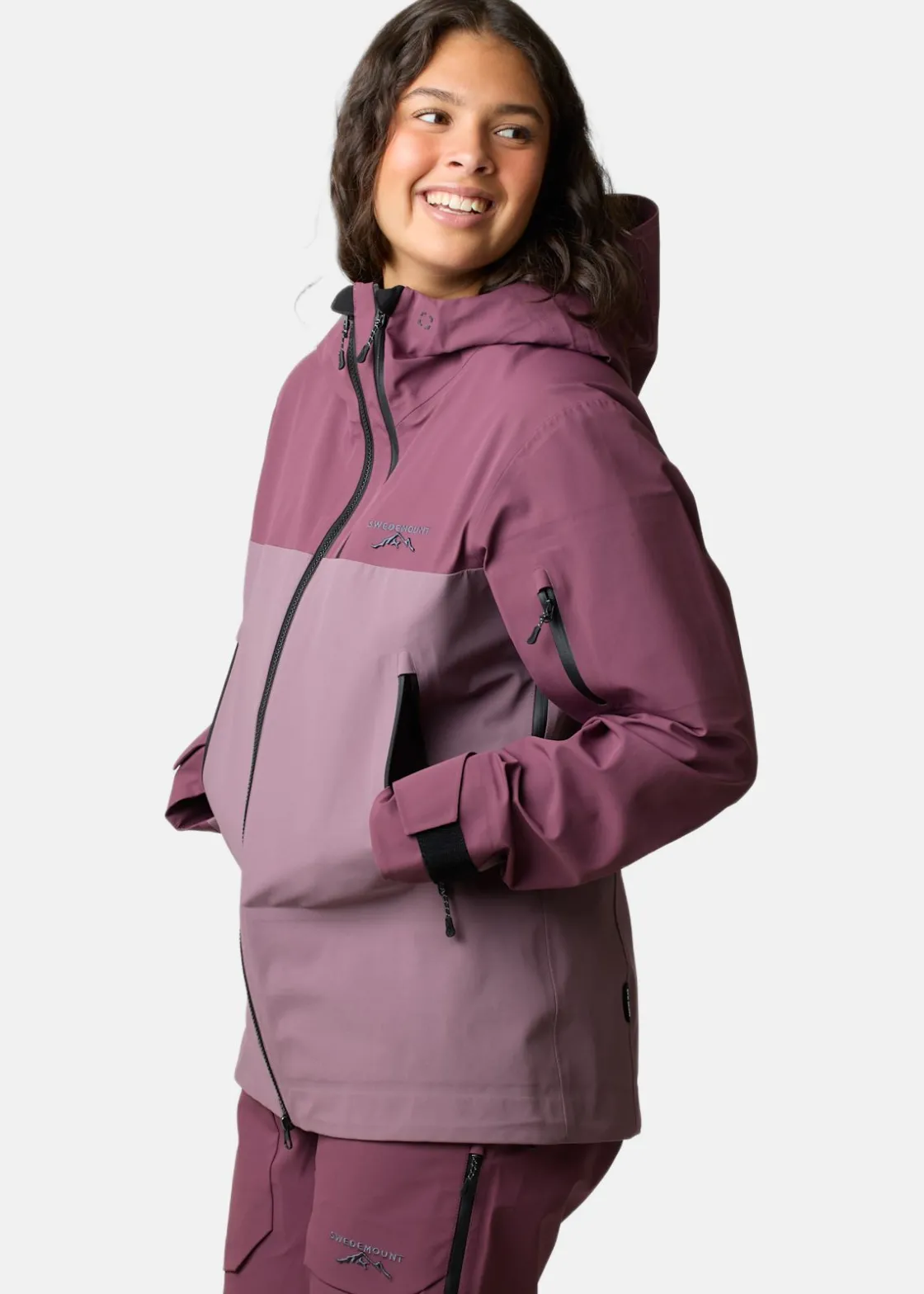 Sale Swedemount Lofoten 3L Shell Jacket W Dk. Mauve/Pale Mauve