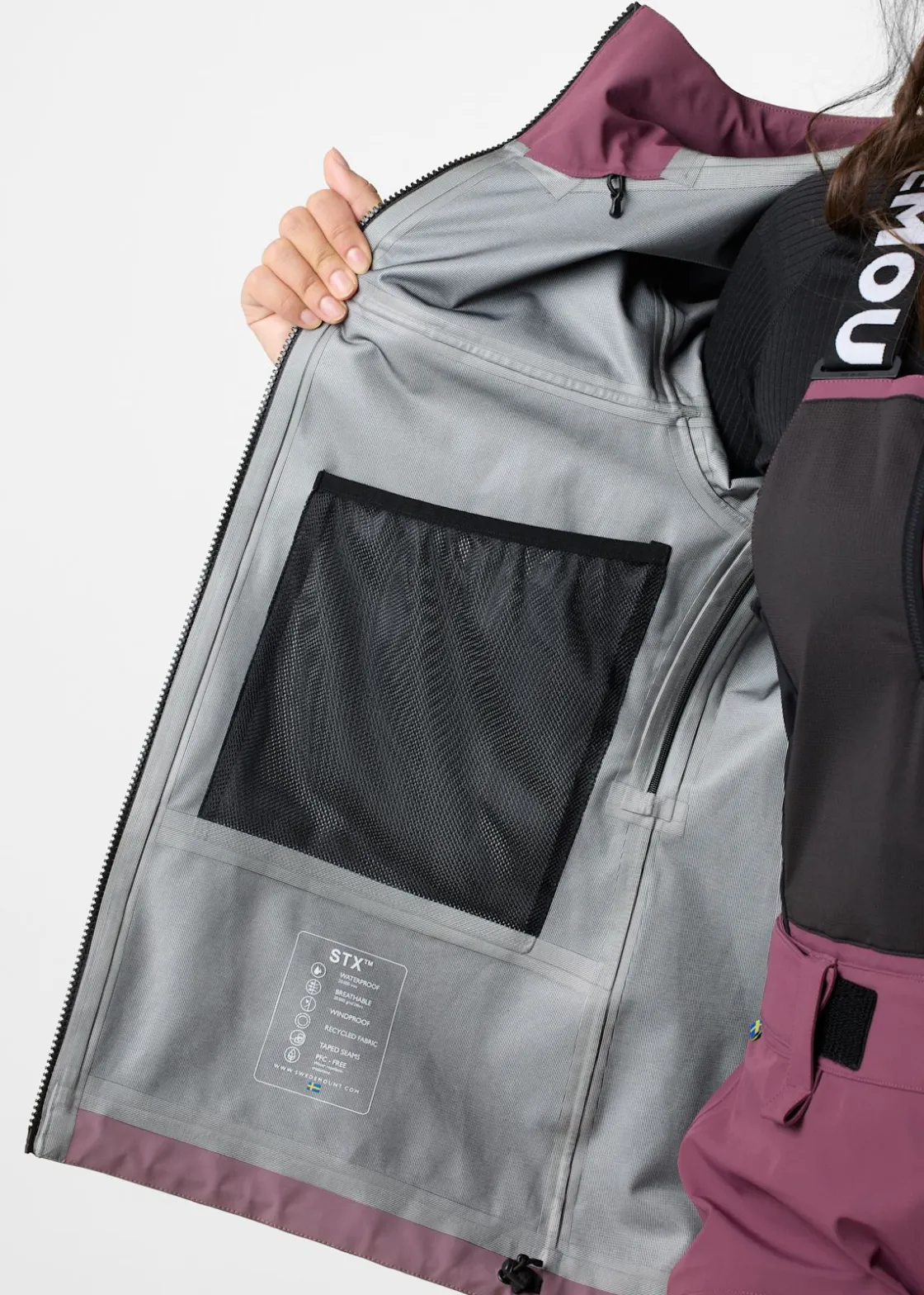 Sale Swedemount Lofoten 3L Shell Jacket W Dk. Mauve/Pale Mauve