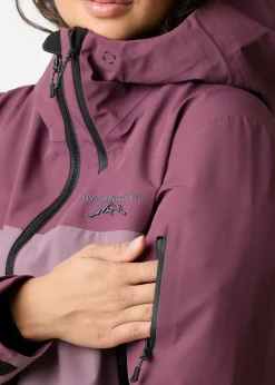 Sale Swedemount Lofoten 3L Shell Jacket W Dk. Mauve/Pale Mauve