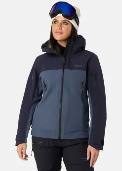 New Swedemount Lofoten 3L Shell Jacket W II Dk. Navy/Midnight Blue