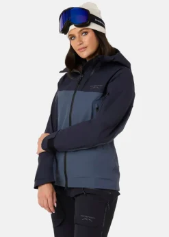 New Swedemount Lofoten 3L Shell Jacket W II Dk. Navy/Midnight Blue