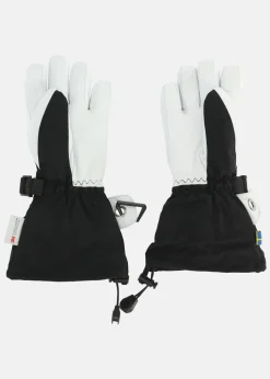 Hot Swedemount Lofoten Leather Glove JR Black/White