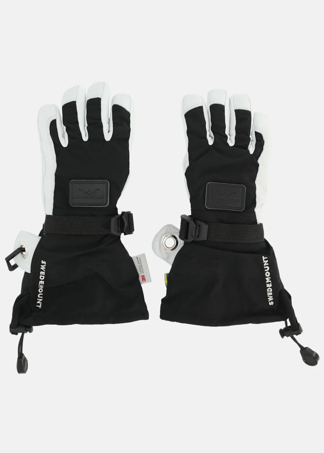 Hot Swedemount Lofoten Leather Glove JR Black/White
