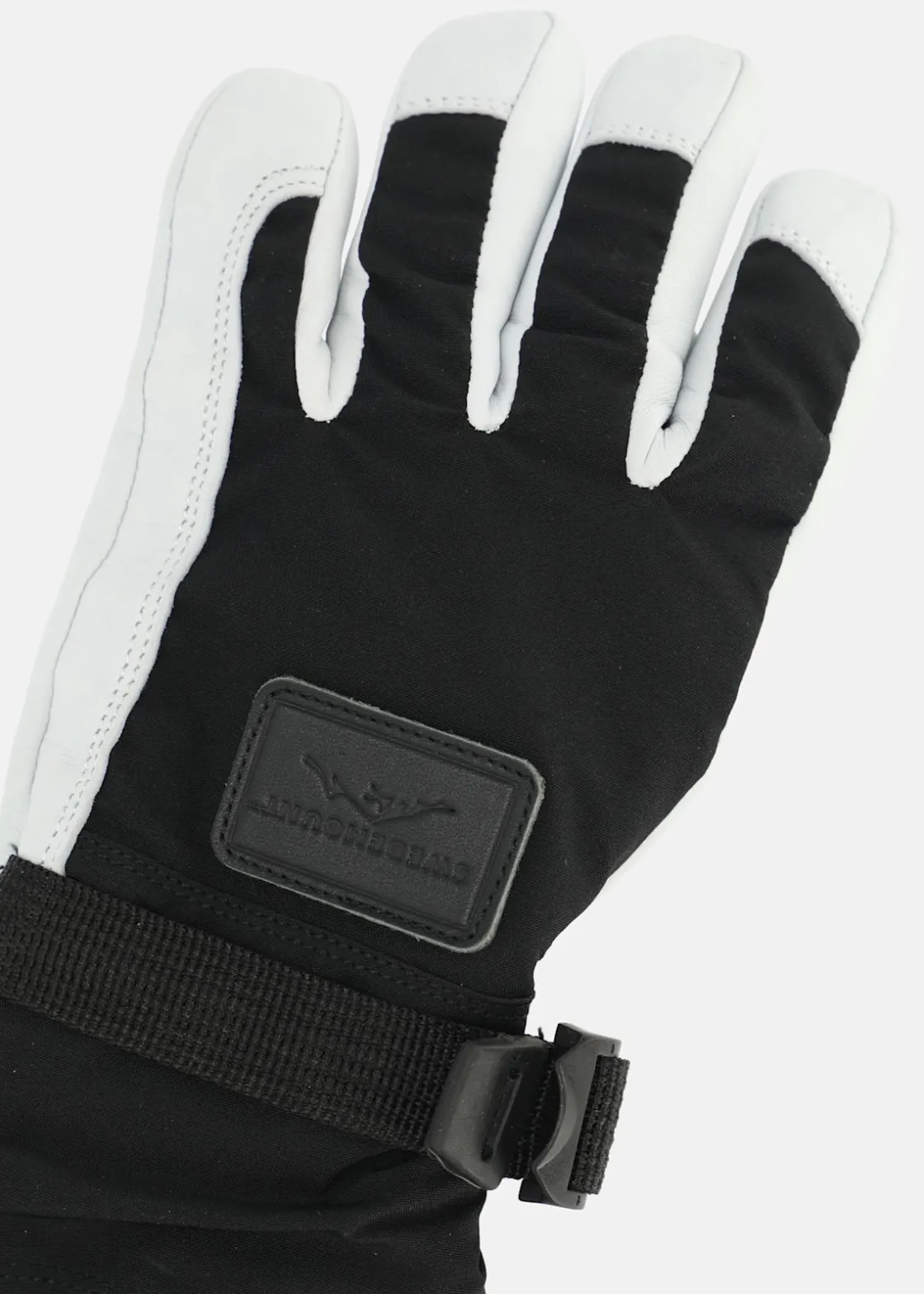 Hot Swedemount Lofoten Leather Glove JR Black/White