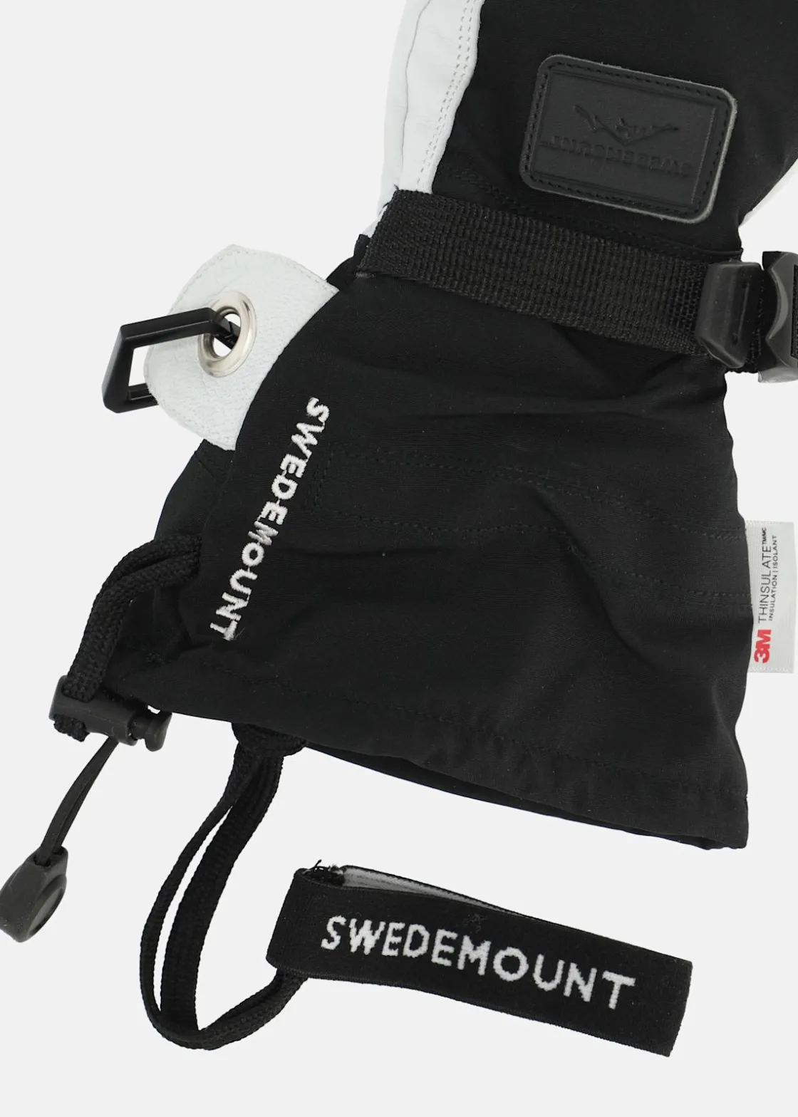 Hot Swedemount Lofoten Leather Glove JR Black/White