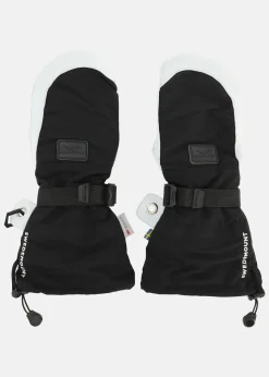 Sale Swedemount Lofoten Leather Mitten Black/White