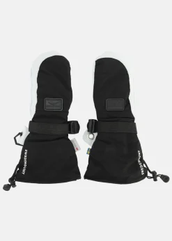 Swedemount Lofoten Leather Mitten W Black/White