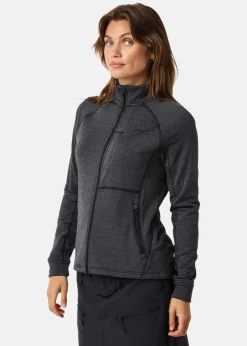 Hot Swedemount Lofoten Midlayer Full Zip W Black Melange