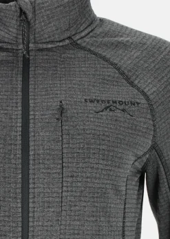 Hot Swedemount Lofoten Midlayer Full Zip W Black Melange