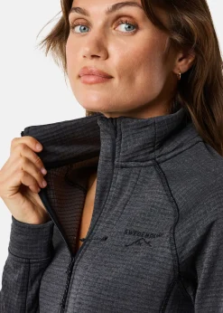 Hot Swedemount Lofoten Midlayer Full Zip W Black Melange