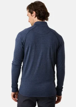Best Swedemount Lofoten Midlayer Full Zip Dk. Navy Melange