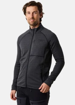 Best Swedemount Lofoten Midlayer Full Zip Black Melange