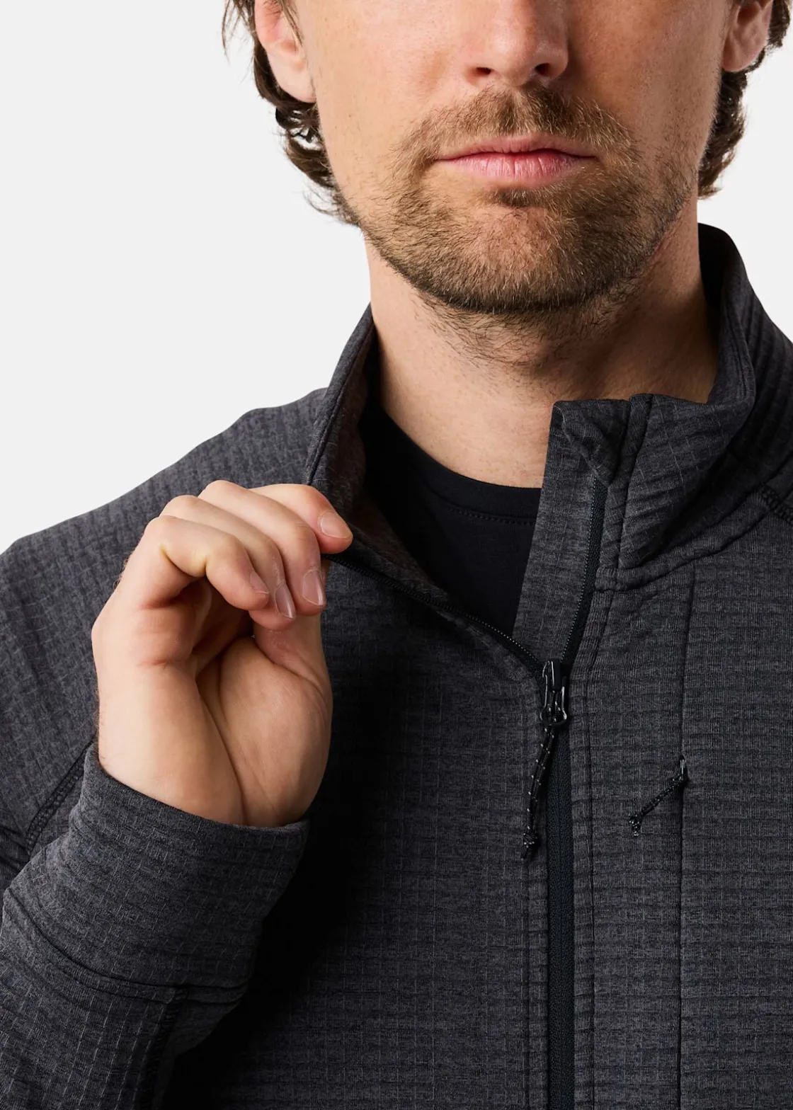 Best Swedemount Lofoten Midlayer Full Zip Black Melange