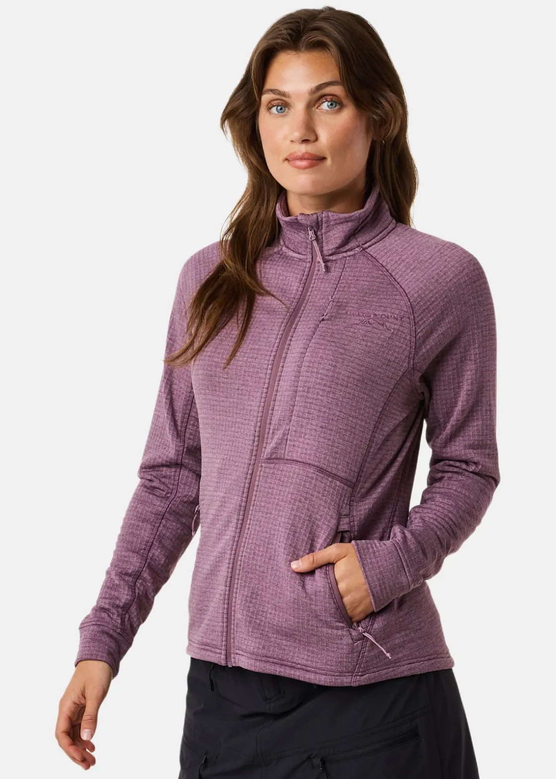 Online Swedemount Lofoten Midlayer Full Zip W Dk. Mauve Melange